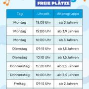 Tabelle Früherziehung FREIE PLÄTZE (Instagram-Post (45))