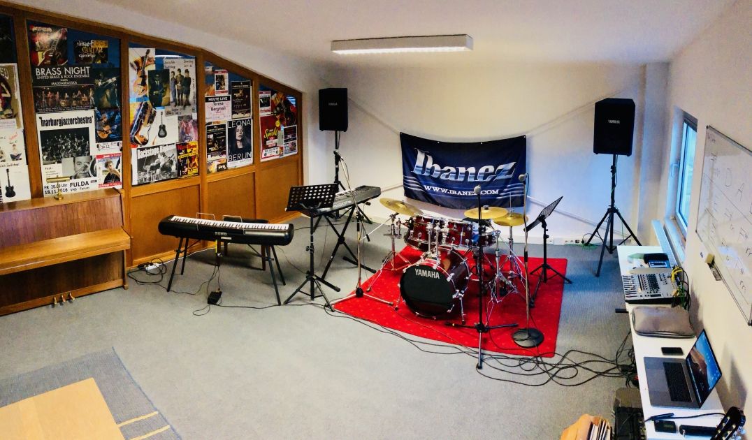 Bands und Gesang – Unterrichtsräume der Musikschule Mollenhauer