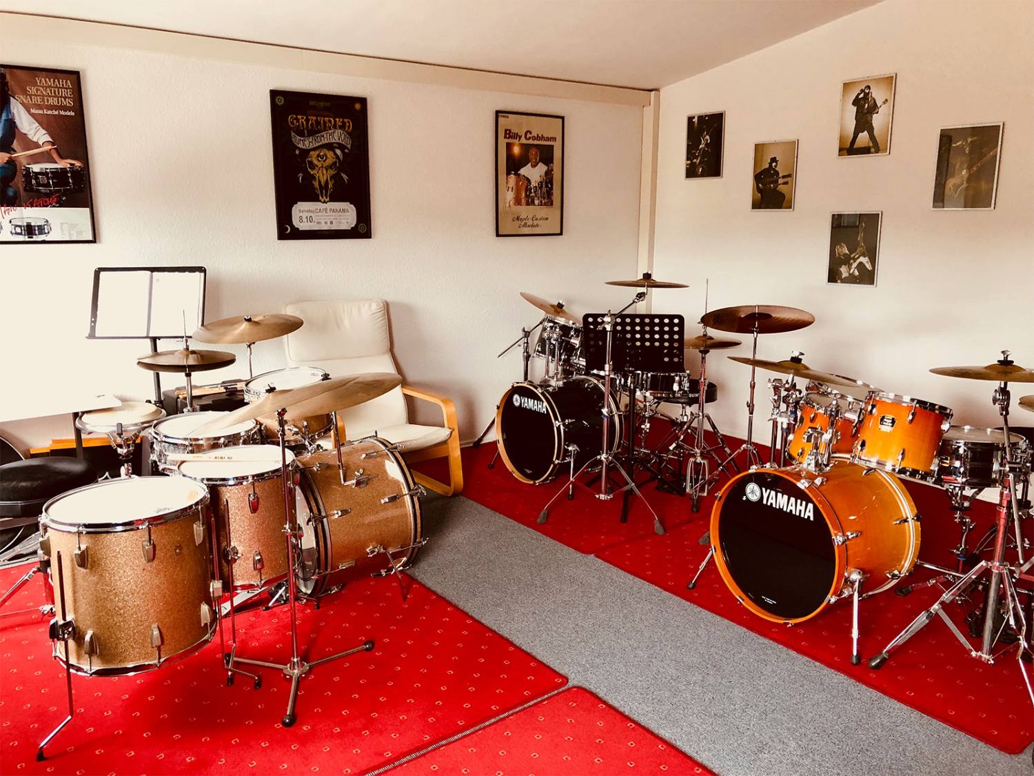 Schlagzeug – Unterrichtsräume der Musikschule Mollenhauer